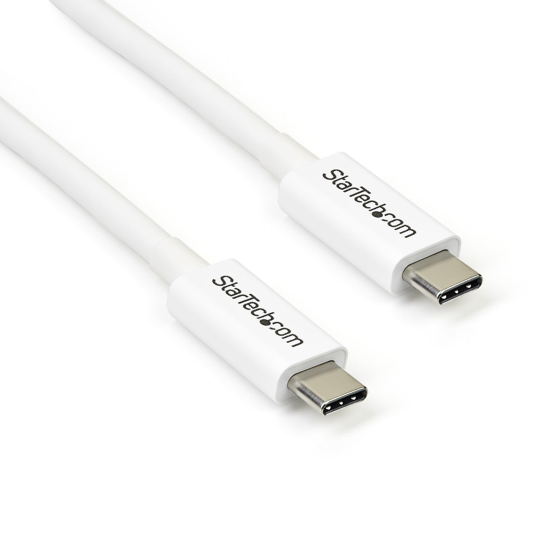 StarTech.com 50cm Passives Thunderbolt 3 Kabel, 40Gbps, 100W PD, 4K/5K Video, Thunderbolt Kabel, Kompatibel mit USB4/DP Alt Mode, Thunderbolt 4, USB 3.2/Typ-C (TBLT34MM50CW)