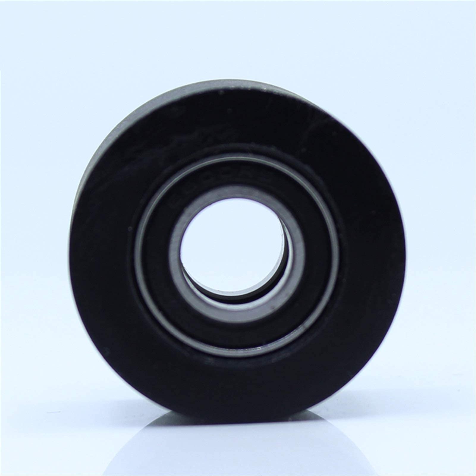 PU 6800 rodamiento 10x30x30mm Eje 10mm Rodillo de polea de PU con Dos rodamientos de Poliuretano para rodamientos de máquinas expendedoras