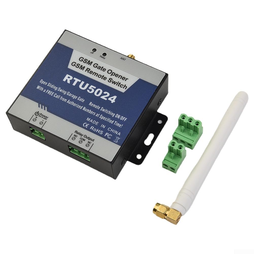 Système de contrôle d'accès GSM RTU5024 Relais d'ouverture de porte GSM pour télécommande de portes et portails par téléphone portable SMS
