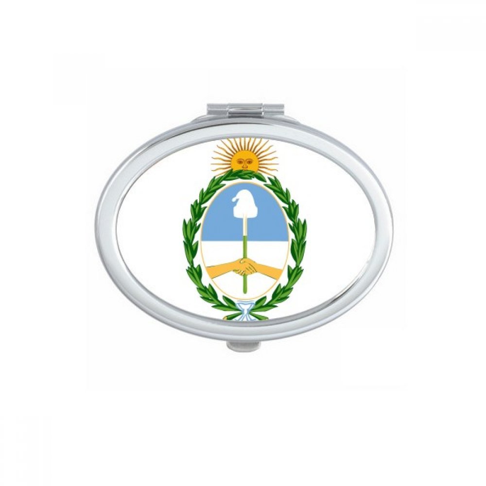Miroir de maquillage ovale Argentine pour retouche nomade