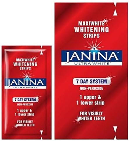 Ultra White Maxiwhite Whitening Strips - 7 Day System (14 Pouches) - Pack of 2