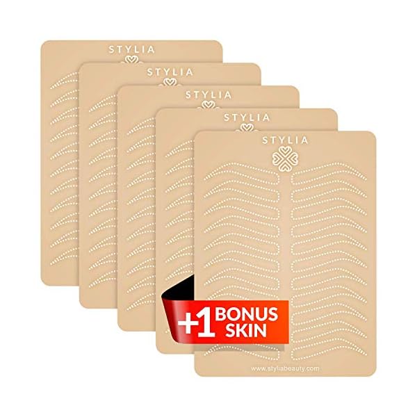 Stylia Microblading Eyebrow Practice Tattoo Skin, 3mm Tattoo Practice Skin, Fake Skin for Tattoo, Fake Skin Tattoo Skin, Fake Tattoo Skin, Real Skin Tattoo Skin, Tattoo Skin Practice Kit (6 PC)