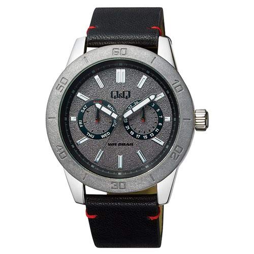 Q&Q Reloj analógico para Hombre, Esfera Gris, AA34J312Y, Gris, Corr