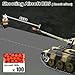 1/16 RC Tank, Heng Long German King Tiger model Army Toy with Smoke, Sound, Light, 2.4G Remote Control Tank That Shoot with Upgraded Metal Track, Idler and Sprocket Wheel, Steel Gearbox, Two Batteries