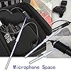 2 Pieces Microphone Shock Mount Rubber Spacer Tube Washer ECM-NV1 Leather Pad for Microphone Extension Tube ECM-XM1 Rubber tub Washer Microphone Spacer Rubber Tube Photography Microphone Leather Ring #2