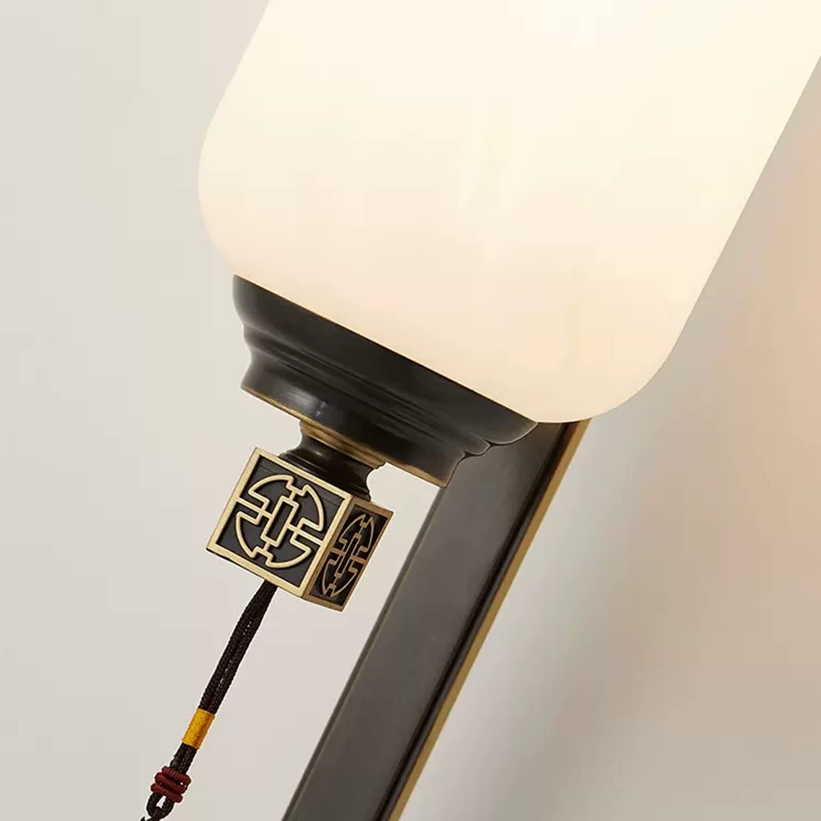 Lampade da Parete Creative, Moderne e semplici, in Stile Cinese, per Soggiorno e Camera da Letto, Illuminazione per Specchio e corridoio.