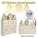 CCINEE Christmas Wooden Advent Calendar with 24 Storage Drawers, Countdown to Christmas Decoration with LED Lights Large Size Xmas Countdown Calendar for Holiday Decoration（ Upgraded）
