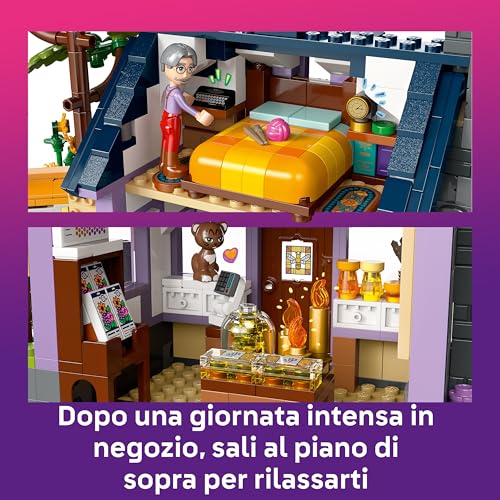 Friends Casa degli Apicoltori e Giardino Fiorito - Giocattolo Creativo con 4 Mini Bamboline, Figure di Gatto e di Coniglio con Accessori - Regalo per Bambine e Ragazze da 12 Anni in su - 42669 - Lego - Immagine 6