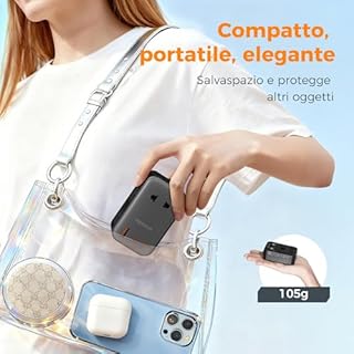 Adattatore Universale da Viaggio con 2 USB C PD 20W e 1 USB A, TESSAN Worldwide Travel Adapter, Adattatore Presa Inglese, Spina da Viaggio Adattatore per Americana Australia Thailandia Giappone