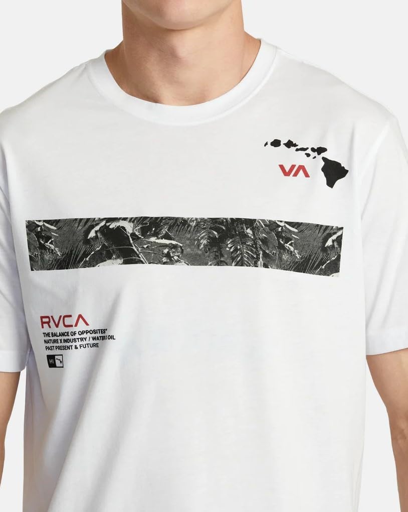 RVCA Men's Sport Hawaii Topo Short Sleeve Performance Tee Shirt