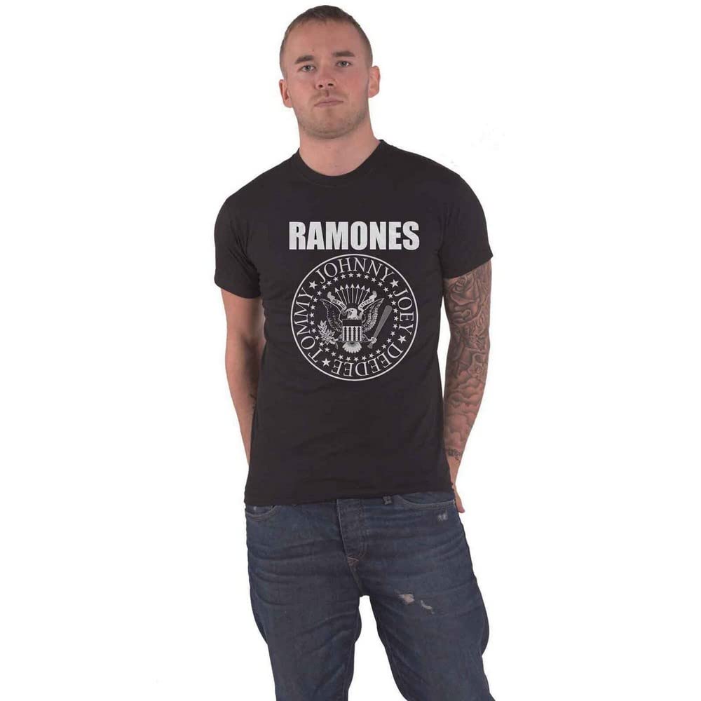 Ramones T Shirt Presidential Seal Band Logo Official Unisex Black XXXXXL