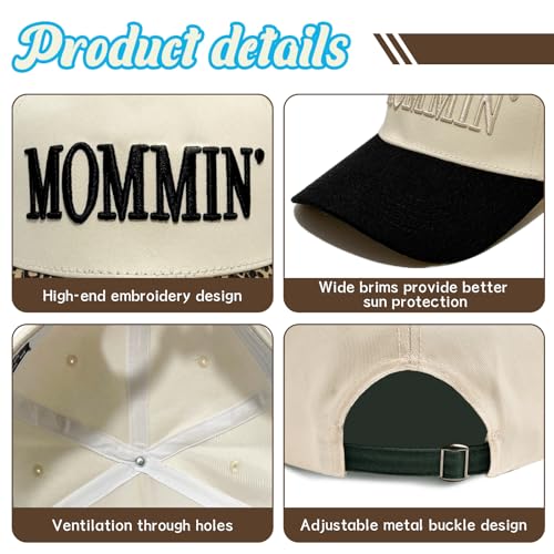 Image of Womens Trucker Hat|Best Mom Ever Embroidery Adjustable Hat for Women from Daughter Son