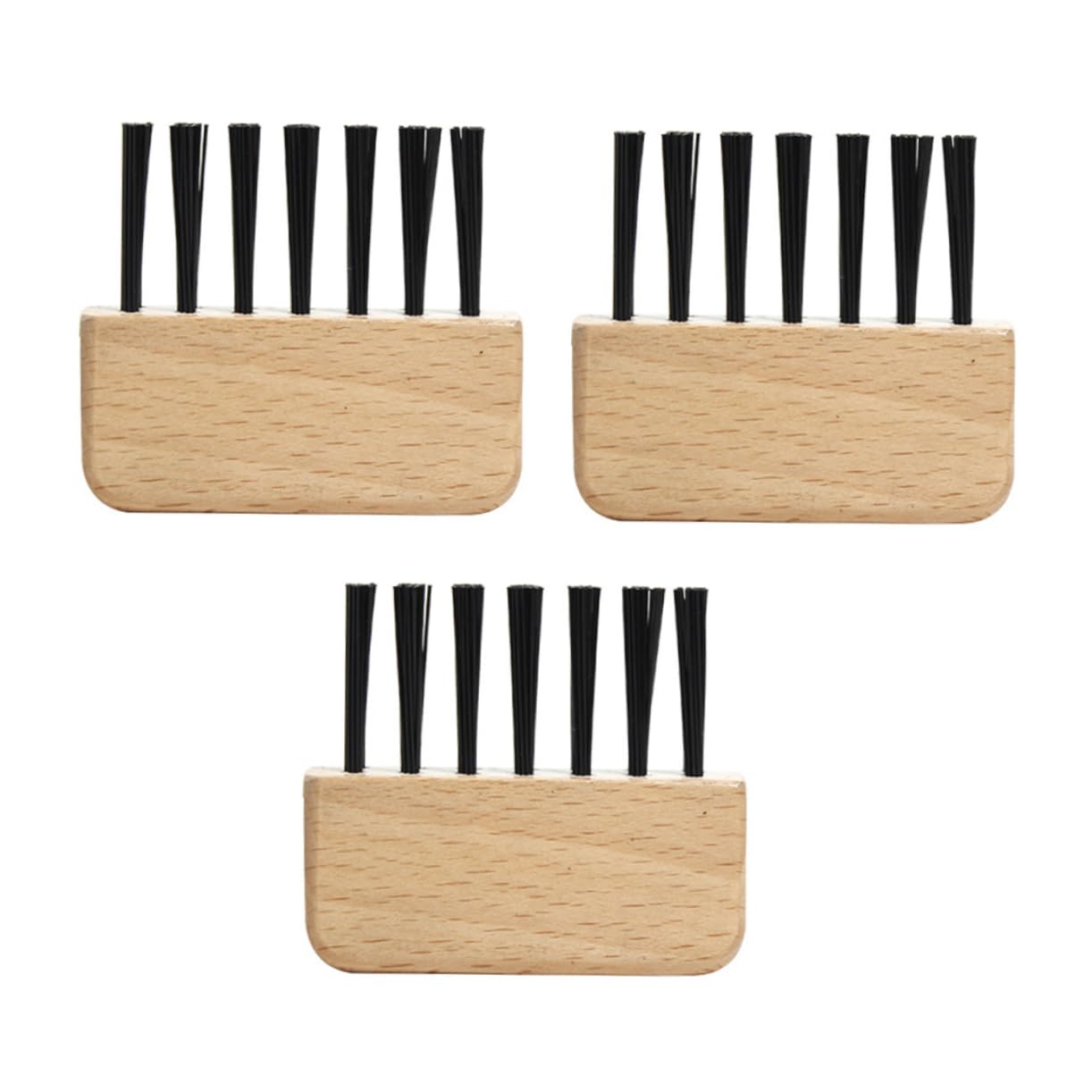 FRCOLOR Comb Hair Remover Comb Hair Cleaner Brush Set of 3 Travel-friendly Material