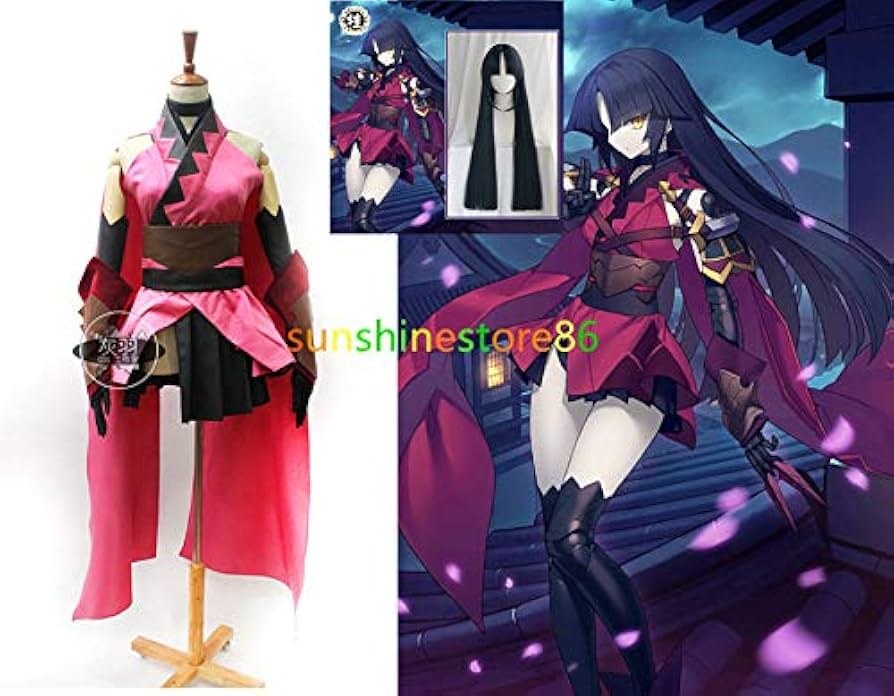 Amazon.co.jp: Fate Grand Order FGO 加藤段蔵 コスプレ衣装 +ウイッグ