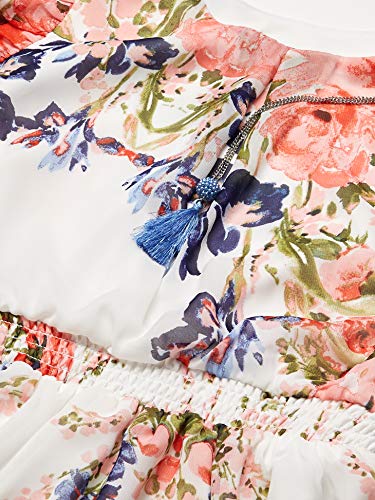 Amy Byer Girls' One Size Shirred Waistband Dress4