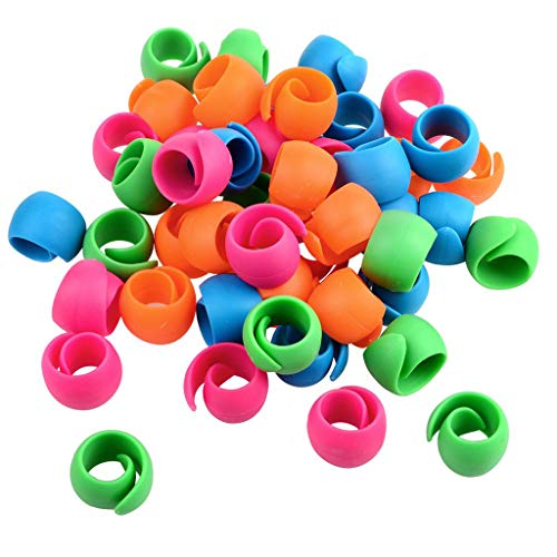 FiedFikt - Juego de 52 Abrazaderas para Bobina de Hilo para Evitar Que la Rosca se desenrolle bajo Control