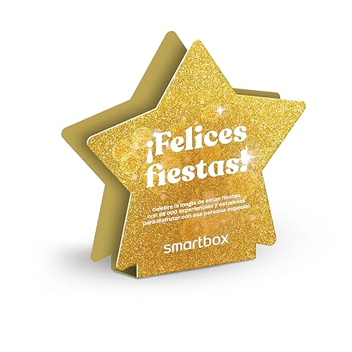 Smartbox Caja Hombre o Mujer-¡Felices Fiestas-Ideas Regalos Originales-1 Experiencia de Estancia, gastronomía, Bienestar o Aventura para 1 o 2 Personas, Unisex-Adult, Multi-Colour, One Size