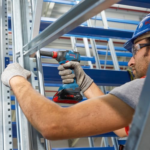 COMBO KIT 2 OUTILS 18V : GDX 18V 200 + GSR 18V 55 + GBA 18V 2x4 0Ah + GAL 18V - vue 5