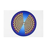 Color: blancopuro, azul. Ruilogod Patrón dinámico 15.6\"Laptop Vinyl Skin Decal Etiqueta Azul blancopuro