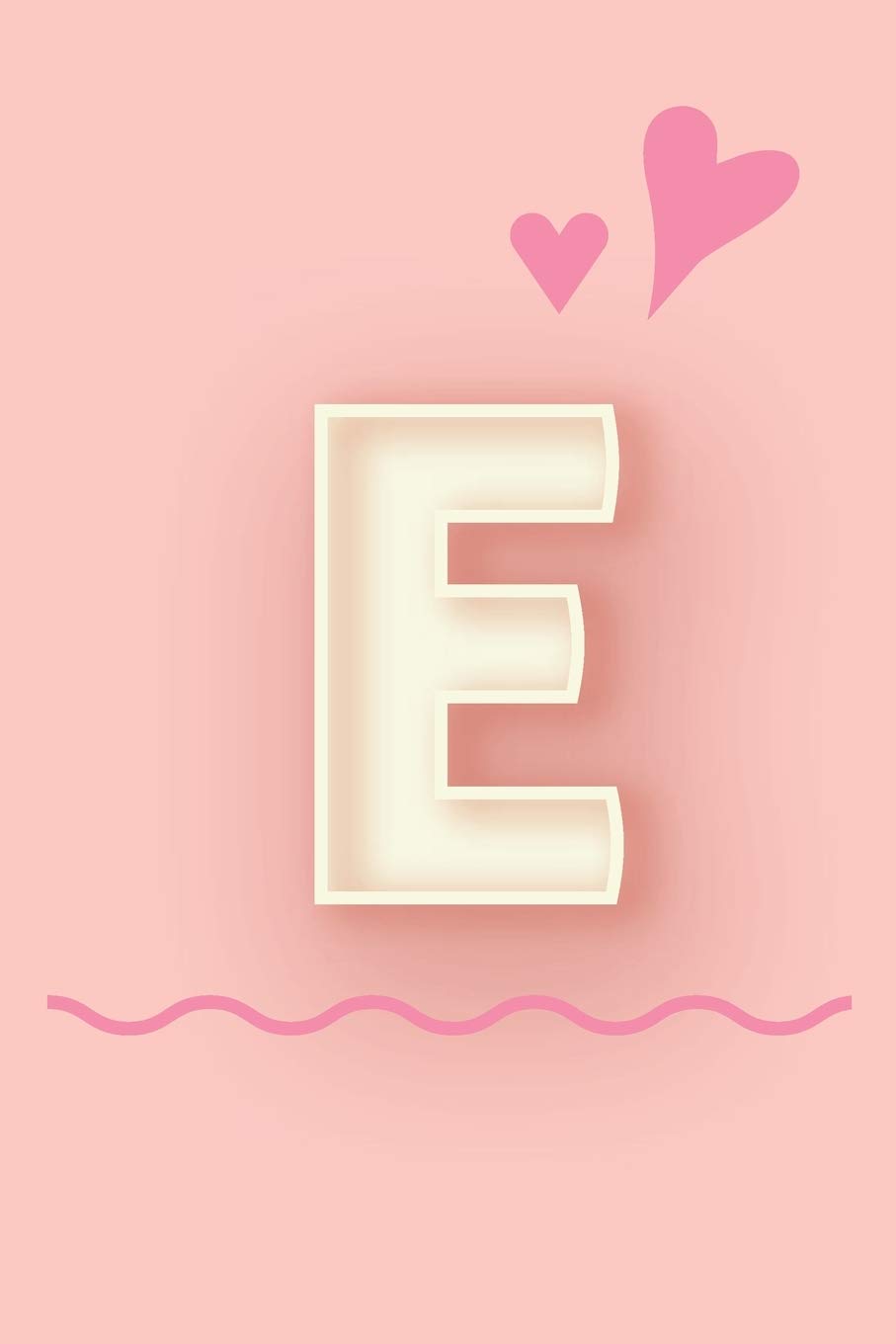 Amazon | E: Cute Letter E initial Alphabet Monograme Notebook 