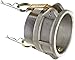 Dixon G300-B-AL Aluminum A380 Global Type B Cam and Groove Hose Fitting, 3" Socket x 3" NPT Male