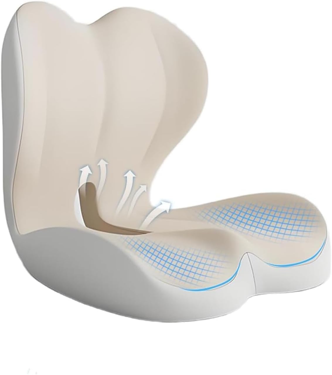 Ergonomic Seat Cushion (back and tailbone support)