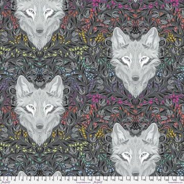 Free Spirit Graywork Minkyy - MKTP008 Carbon Wolf of Pink