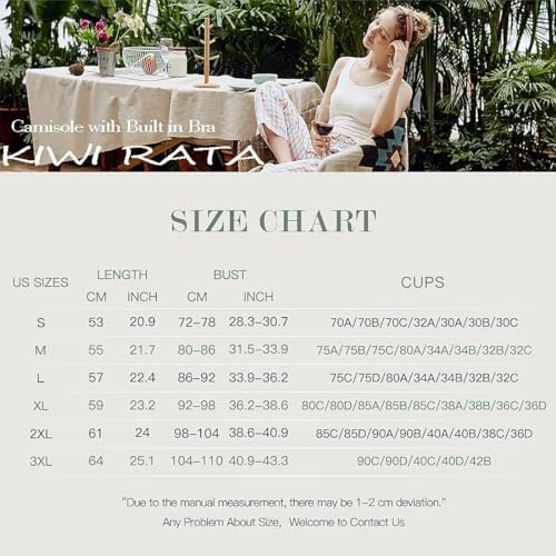 Image of Camisoles for Women with Built in Bra,Basic Yoga Top Layering Tank Top Padded Bra Undershirt(S-3XL)