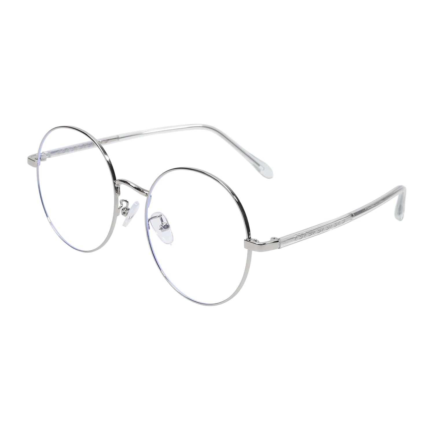 BroBlackDog Blue Light Blocking Glasses for Women Men 99 Anti Eyestrain Computer Glasses Metal Frame Screen Protection