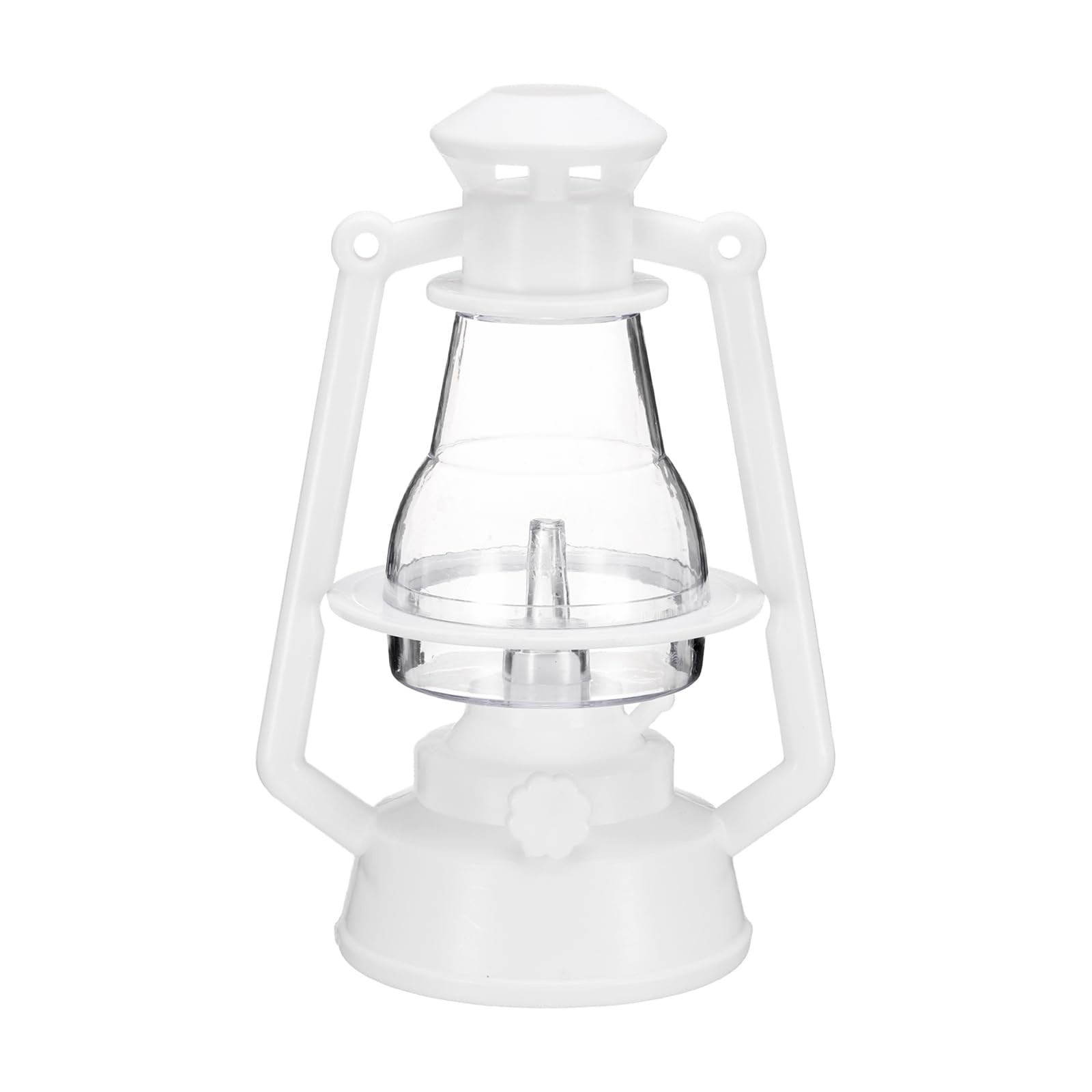 CoCud Dollhouse Miniature Lantern, 6.69" Height, Plastic Mini Vintage Hanging Kerosene Lamp White - (Applications: for Micro Landscape Ornament Plants Pot Garden Dollhouse), 1 - Pieces