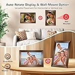 Frameo 10.1 Inch WiFi Digital Picture Frame, 1280 X 800 HD Photo Frames, IPS Touch Screen Frames, 32GB Memory, Auto Rotate, Desk or Wall Mounted, Share Videos and Photos Anytime to Lovers and Family - Image 4