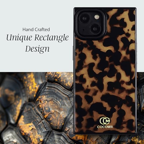 Image of COCOMII Rectangle for iPhone 14 /13 Case, Chestnut Tortoiseshell