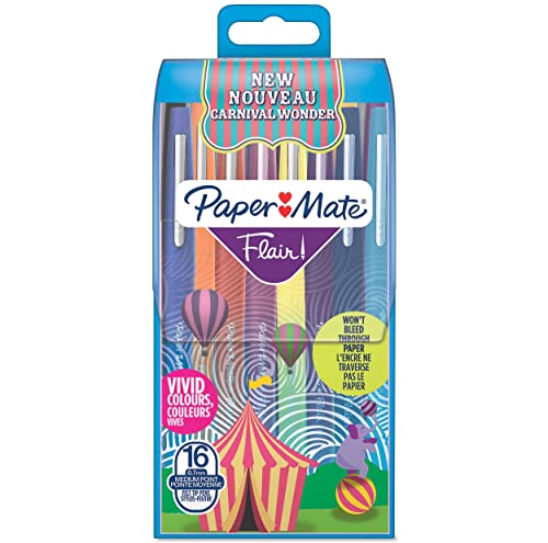 1x16 Paper Mate Flair Feutres Carnival Wonder M