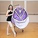 Professional Dance Pancake Tutu Bag - 3-inch Gusset, 2 deep pockets for Tutu Skirts, Travel Storage Costumes, Ballerinas, and Competitive Dancers (Lavender, 40-inch)