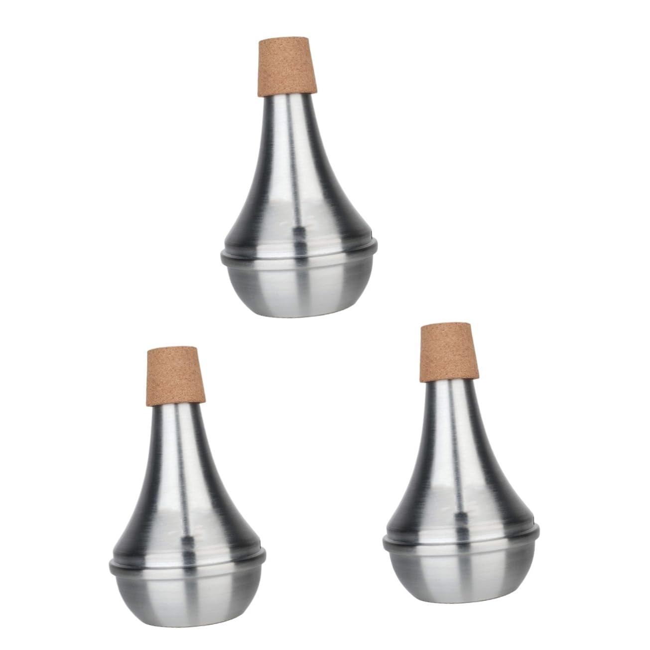 BESTonZON 3pezzi Mute Per Tromba e Sughero Sordina Leggera Per Pratica Musicale Accessorio Per Strumenti Fiato Per Esercitazioni Domestiche