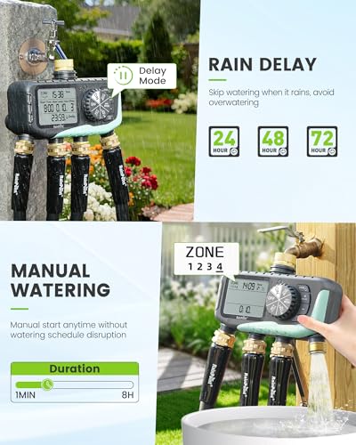 Irrigation numérique pour cour et programmateur d'arrosage de pelouse - 7