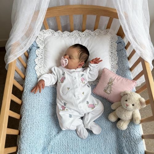 Zwillinge Reborn Babypuppen Silikon Ganzkörper Vinyl 50,8 cm Realistische Babypuppen Mädchen Anatomisch Korrekte Zwillinge Puppen Lebensechte Neugeborene Babys Puppe Spielzeug für Kinder – Bild 6