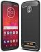 Moto Z3 Play Case, Sucnakp TPU Shock Absorption Technology Raised Bezels Protective Case Cover for Motorola Moto Z Play 3nd Gen smartphone (Black)