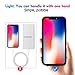 iPhone X/Xs Battery Case, Newdery 6000mAh Slim Extended Rechargeable External Charger Case Compatible iPhone X/Xs (5.8