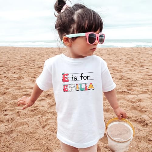 Custom Kids Name Back To School Shirt Shirt, Toddler First Day of School Tee Kindergarten Shirt With Name, First Day School Outfit3