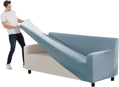 Miniatura 14 de Funda para Sofá de Terciopelo, Fundas Elásticas para Sofá para Funda Principal Separada/Respaldos y Cojines de Asiento, Funda para Sofá, para Fundas