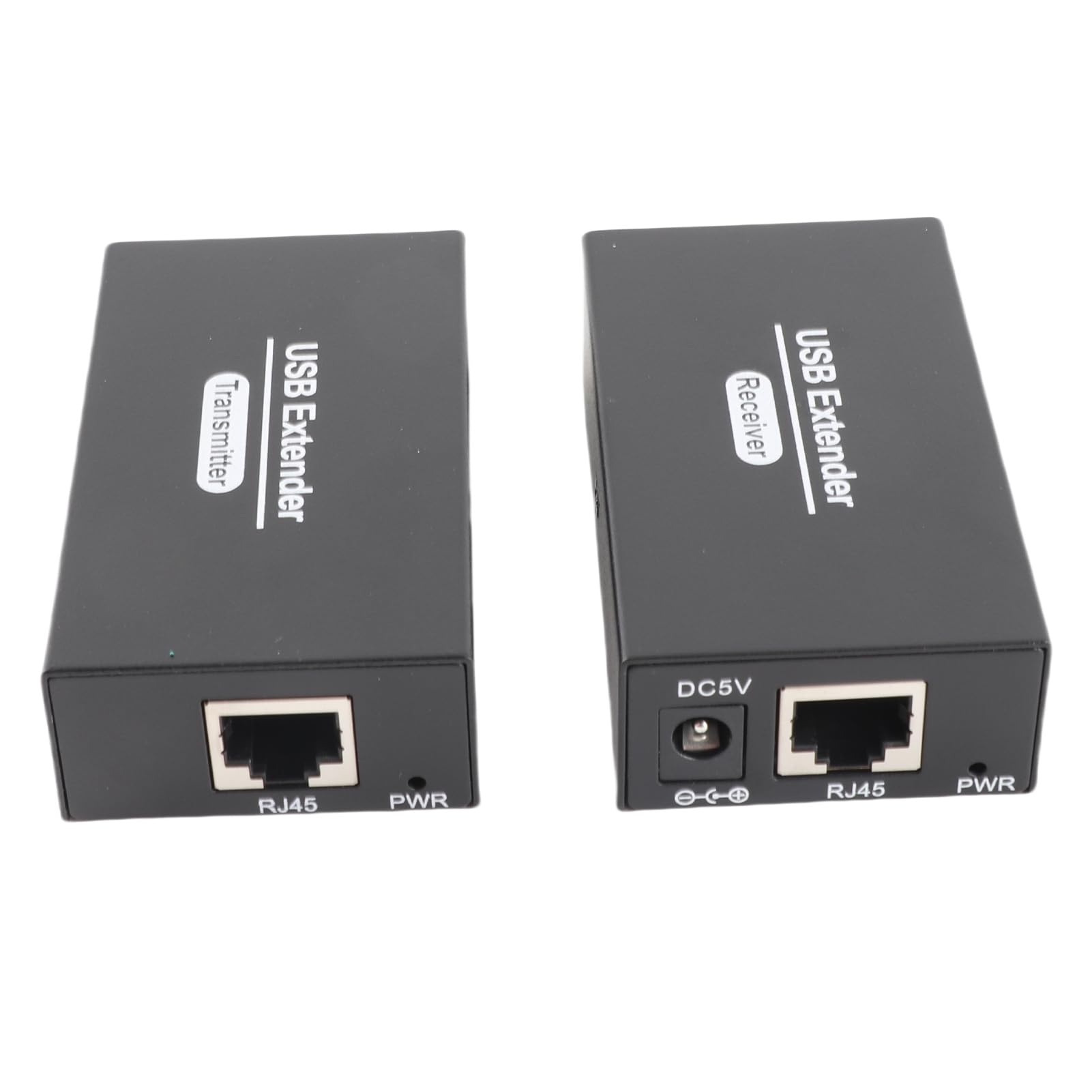 Extensor USB de 262 Pies sobre Ethernet único Cat5e 6 7 con 4 Concentradores USB 2.0 para, OS X, Adecuado para PC, Computadora Portátil, Escritorio y Más (Enchufe de la UE)