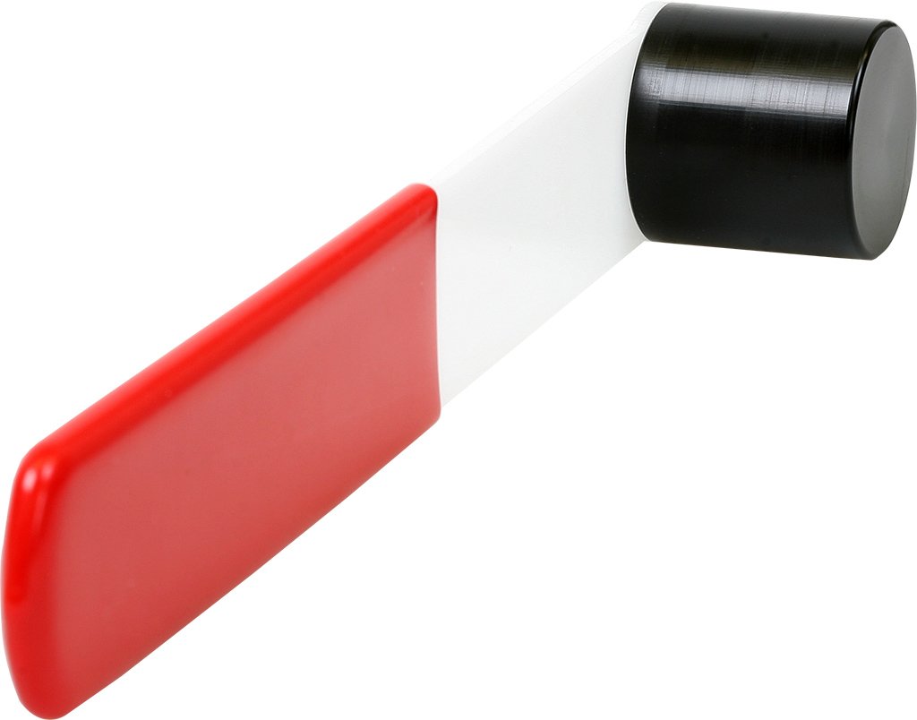 Multipick Schlagschlüssel Hammer I - Das ideale Schlag-Werkzeug für alle Schlag-Schlüssel Sets!Hochflexibel - Made in Germany - für Anfänger bis Profi im Schlüsseldienst Rot-weiß