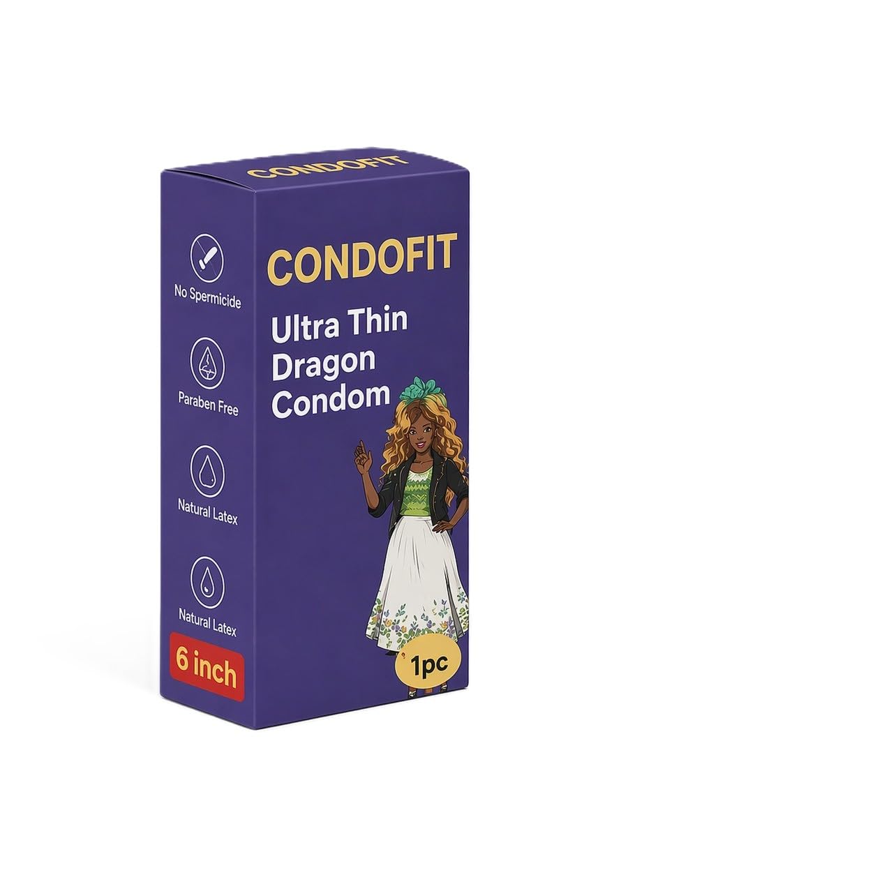 Ultra Thin Latex Condom | Smooth Lubricated Surface | Comfortable Fit | Single Piece Protection Pack-picture-24