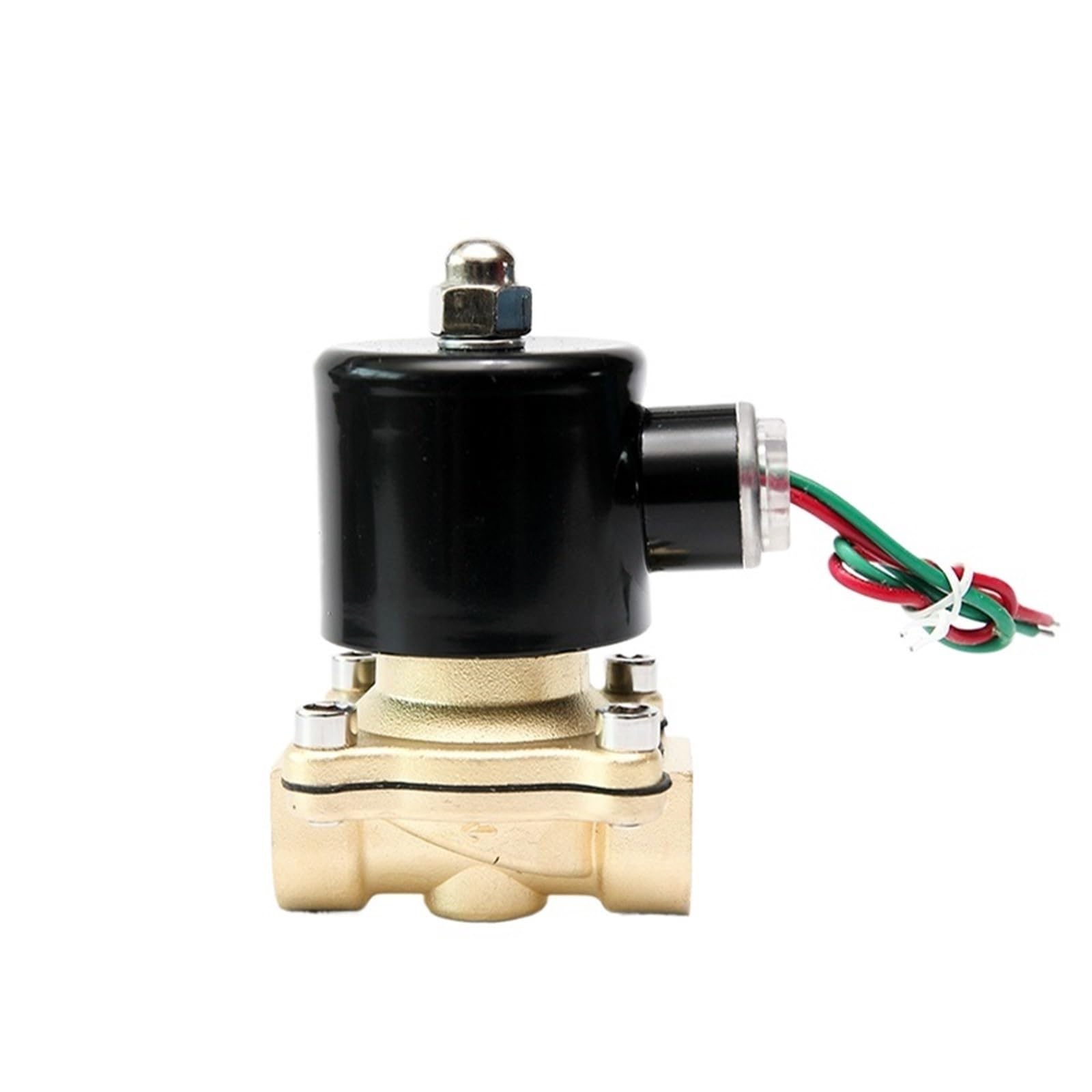 1/2 220v 110v 24v Solenoid Valve Normally Closed Brass(NPT_12VDC)