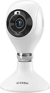 ZOSI C611 2K WiFi Indoor Home Security Camera,Plug-in Baby Monitor/Nanny/Pet Cam with Phone app,Night Vision,2 Way Audio,Motion Detection,Cloud & SD Card Storage,Works with Alexa,24/7 Surveillance asin的图片