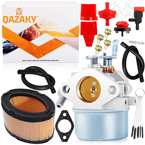 QAZAKY 640152 Carburetor Compatible with Tecumseh 640152A 640023 640051 640112 640140 HM80 HM90 HM100 LH318XA LH358EA VM80 Snowblower Mower 5000w Generator 8HP 9HP 10HP Shredder Chipper