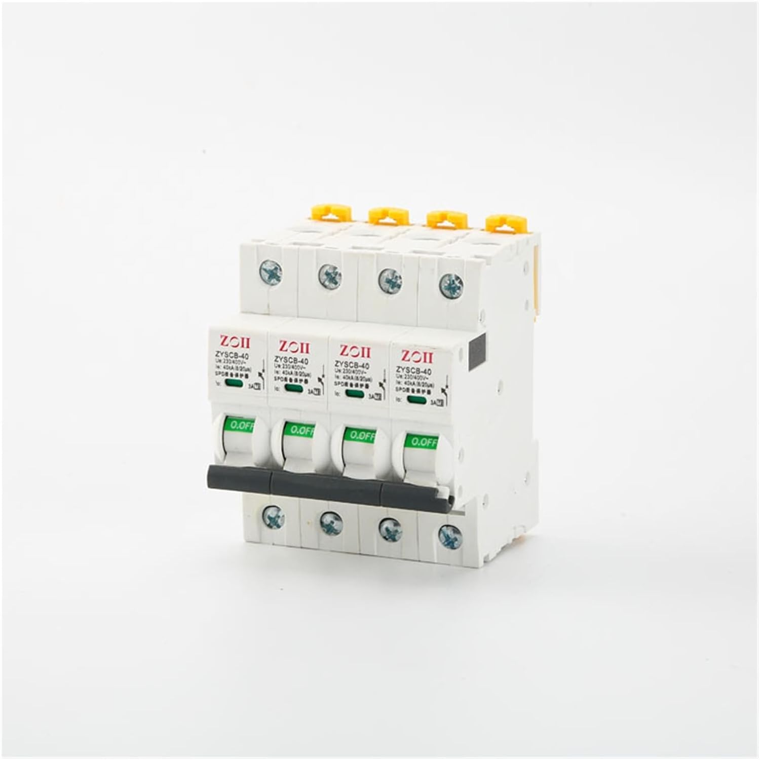 SCB3P4P サージバックアッププロテクター サージプロテクター バックアップ避雷器 フロントスイッチ