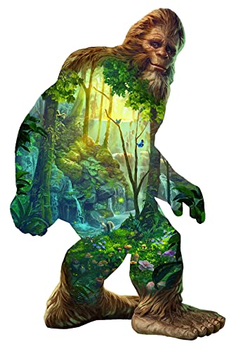 SunsOut - Big Foot - Rompecabezas de 850 piezas de forma especial por el artista Patrick Ollila - Tamaño terminado 25" x 38" - Naturaleza miniatura 3