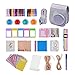 Andoer 12 in 1 kit di accessori compatible con fujifilm instax mini 11, include custodia per fotocamera, filtro per obiettivo, album, cornici per foto, adesivi fotografici, penna, tracolla